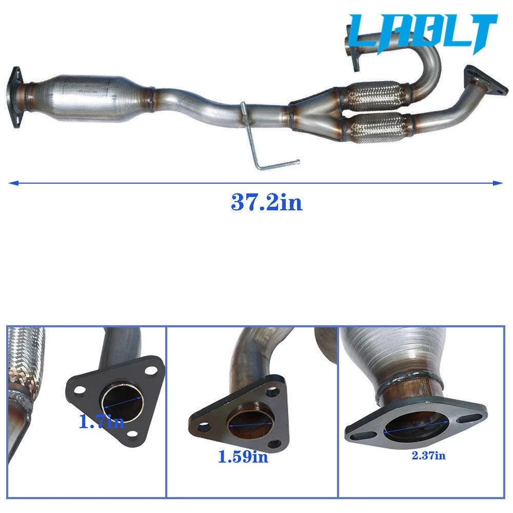 3Pcs Catalytic Converters for Nissan Murano (2003–2007) SL/S/SE 3.5L