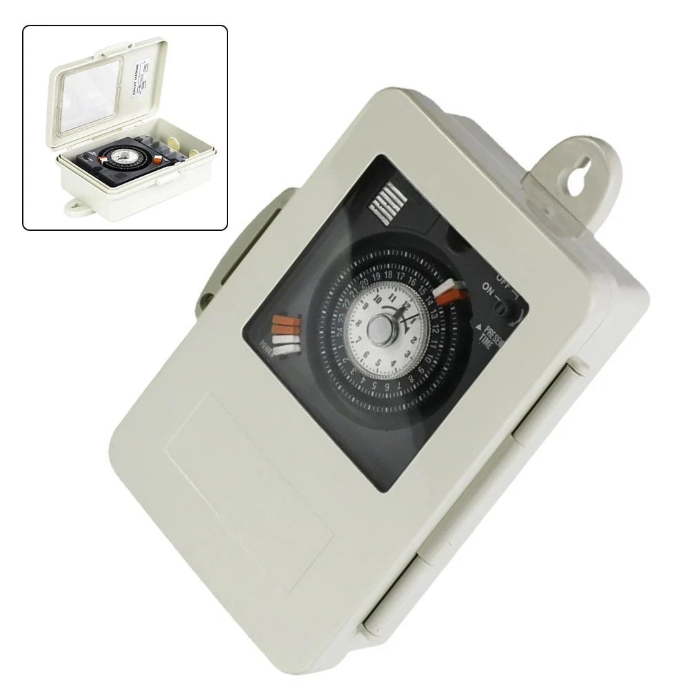 Mechanical Timer Switch TB330 for Industrial DIN Rail (30 Amp, 250VAC)