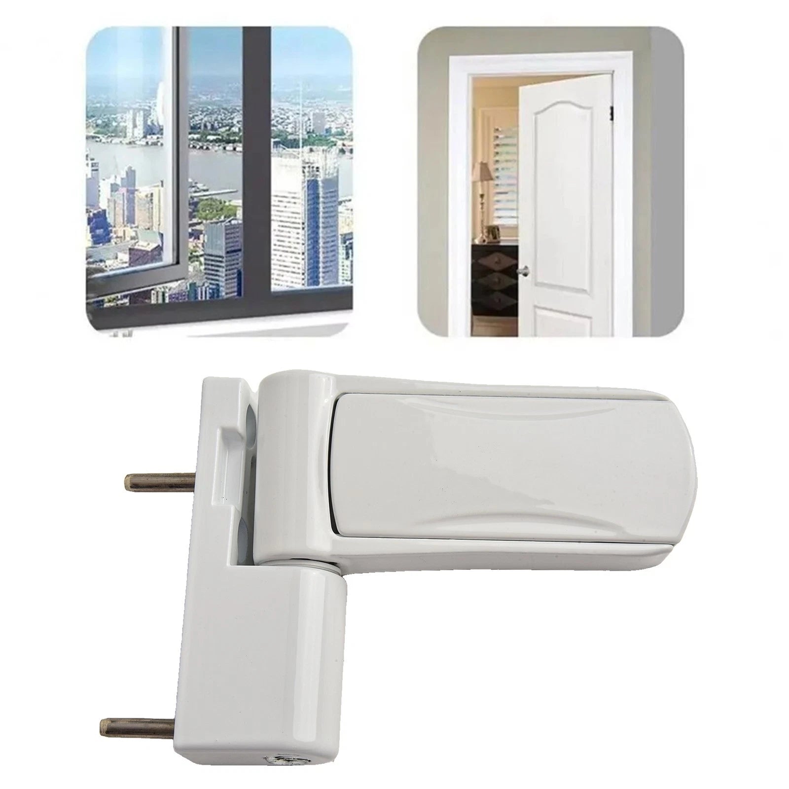 Adjustable Aluminium Profile Door Flag Hinge Multidirectional 3D Design