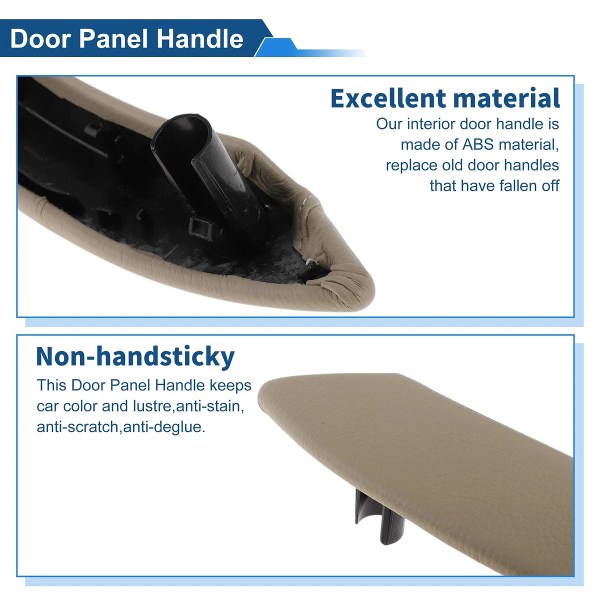 Inner Door Panel Handle for BMW X5 X6 E70 E71 E72 (2007–2013) No. 51416969403 Beige
