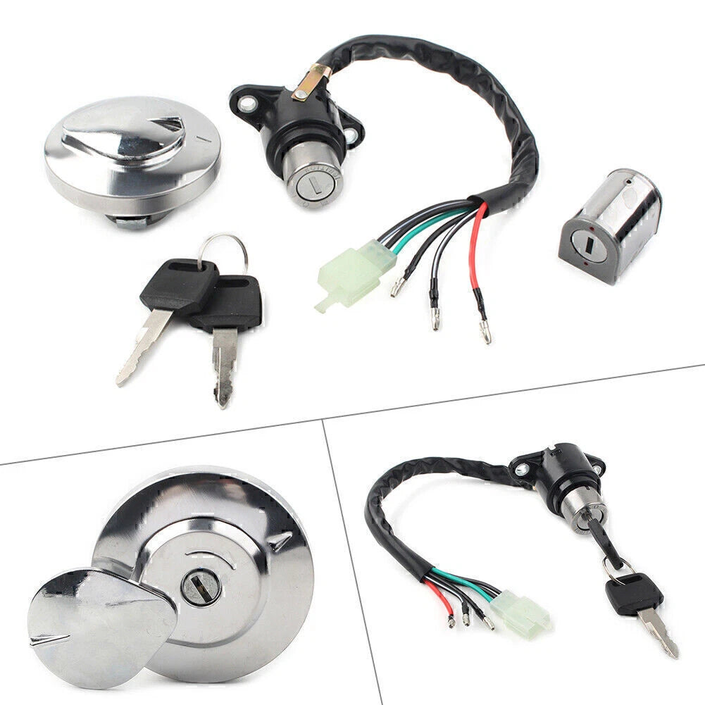 Ignition Switch & Fuel Gas Cap Key Set for Honda Rebel 250 (1985–2016)