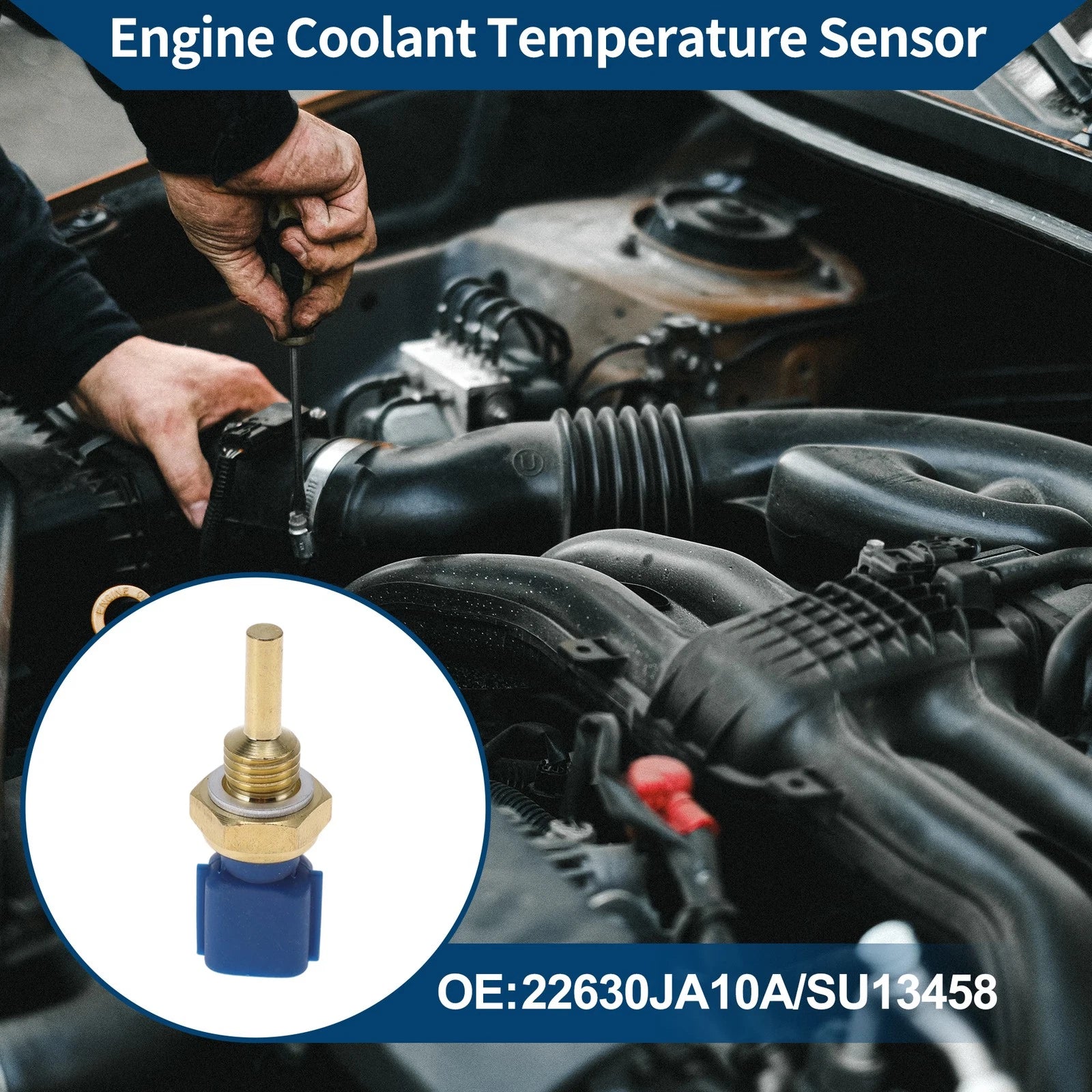 Engine Coolant Temperature Sensor No. 22630JA10A for Nissan Altima (2013–2018)