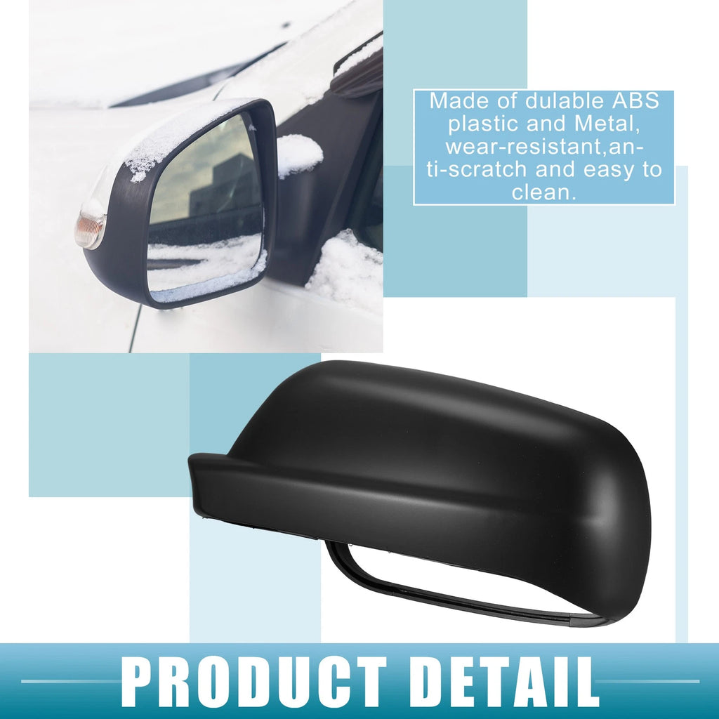 Rearview Mirror Cover Cap Pair Replacement for Volkswagen Jetta (2011–2018)