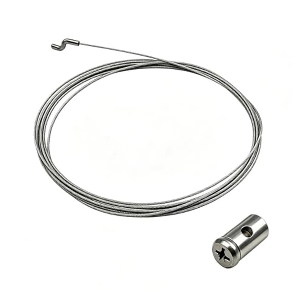Throttle Cable for Lawn Mower 1.5m with Z End S End and Cable Holder