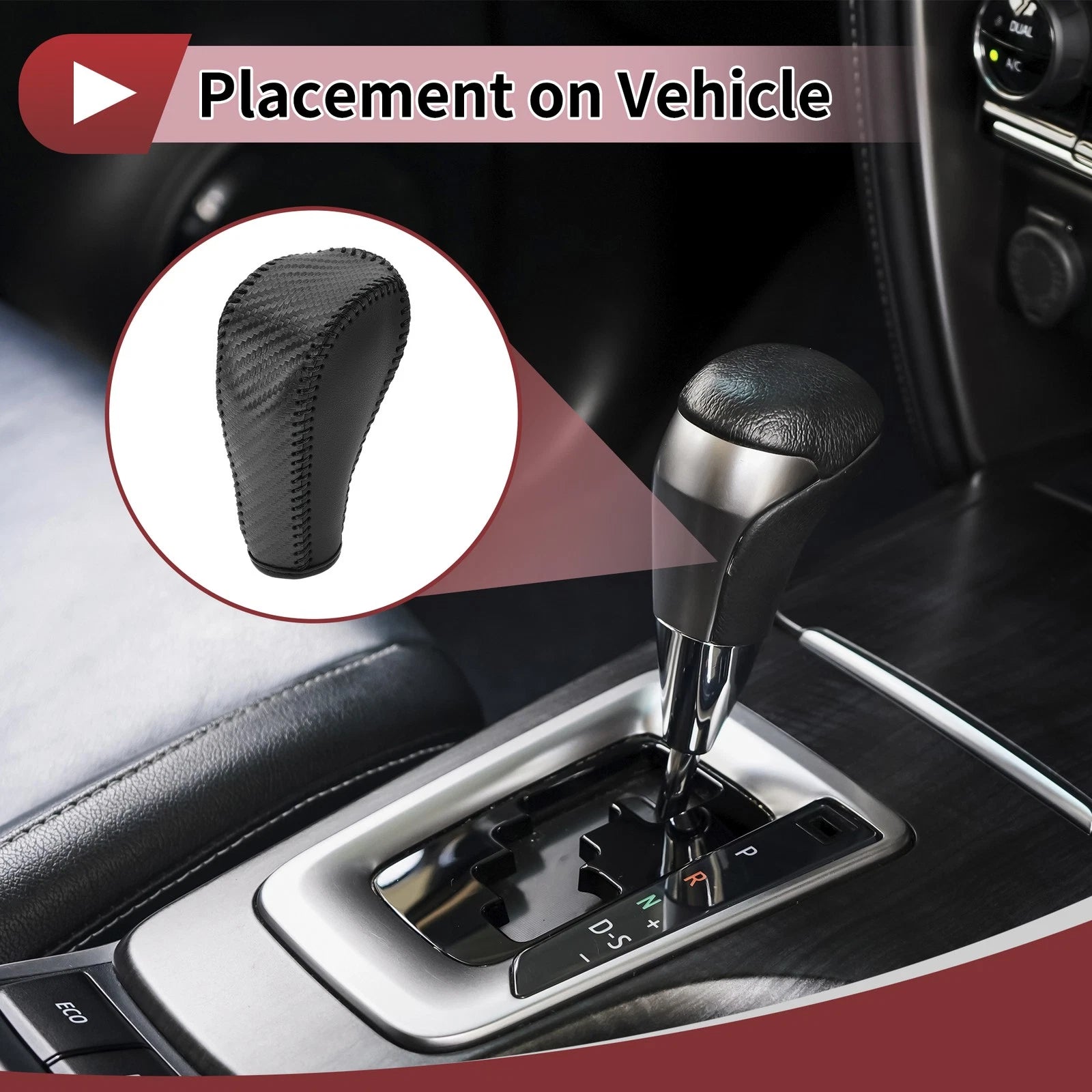 Gear Shift Knob Cover Replacement for Chevrolet (2009–2015)