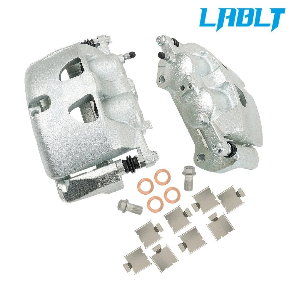 Front Left + Right Brake Calipers w/Bracket for Ford F-150 (2012–2016)