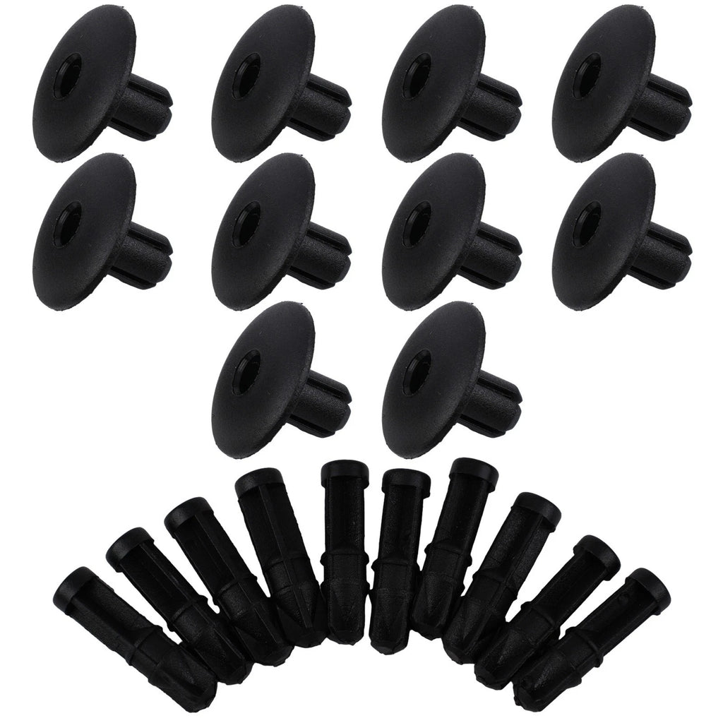 10x Trim & Body Panel Clips for Car Exterior (Universal Fit)