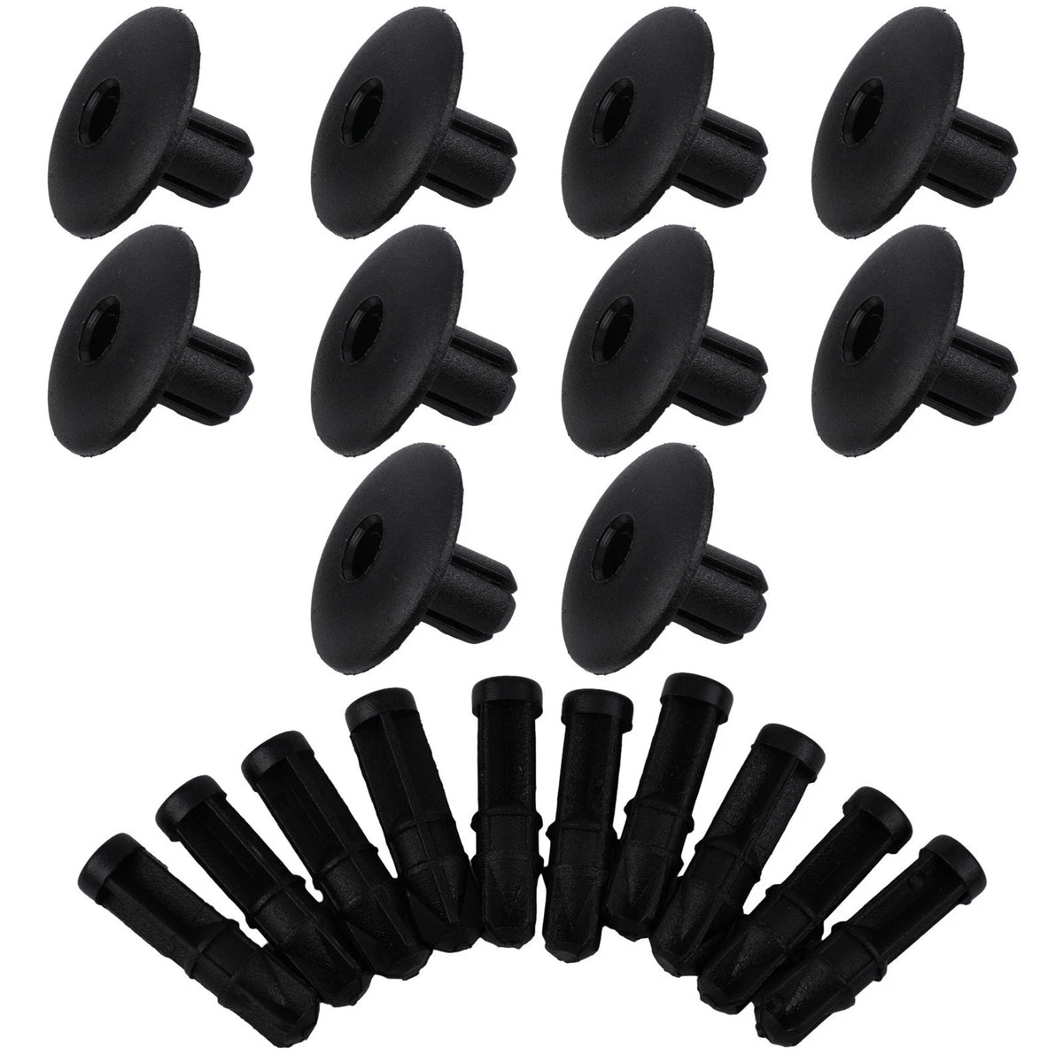 10x Trim & Body Panel Clips for Car Exterior (Universal Fit)