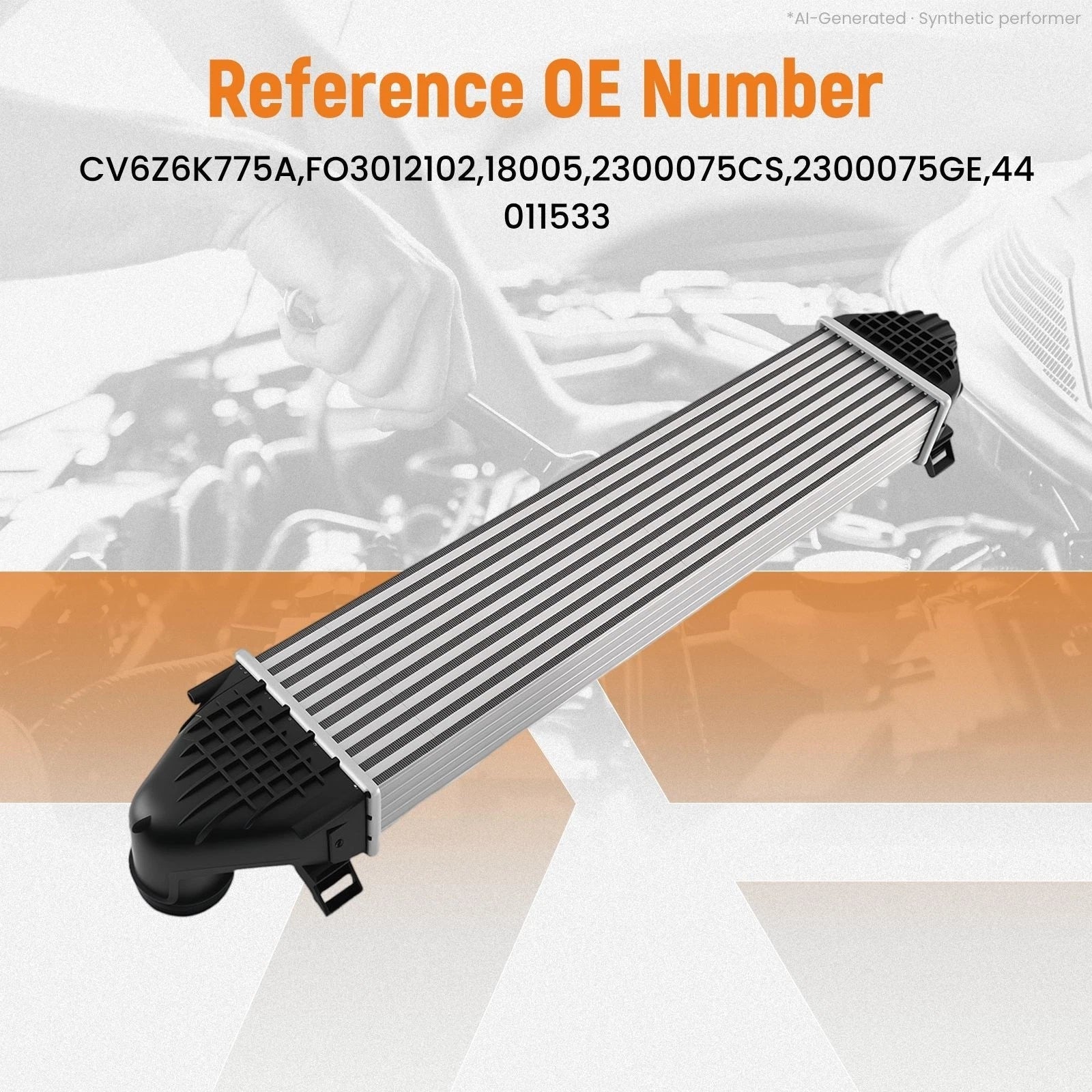 Turbo Intercooler Charge Air Cooler for Ford Escape Focus 2.0L (2013–2016)