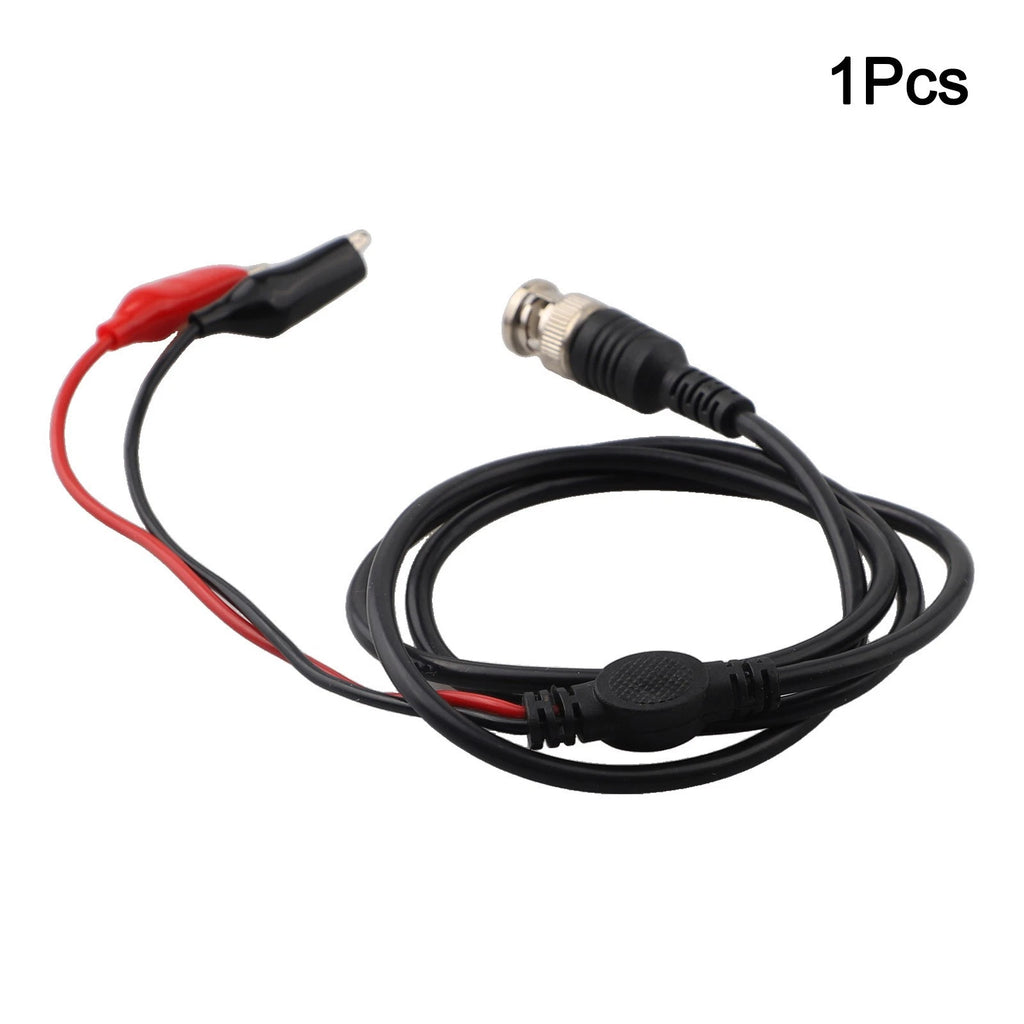 BNC Male to Crocodile Clip Leads for Electronic Device Testing