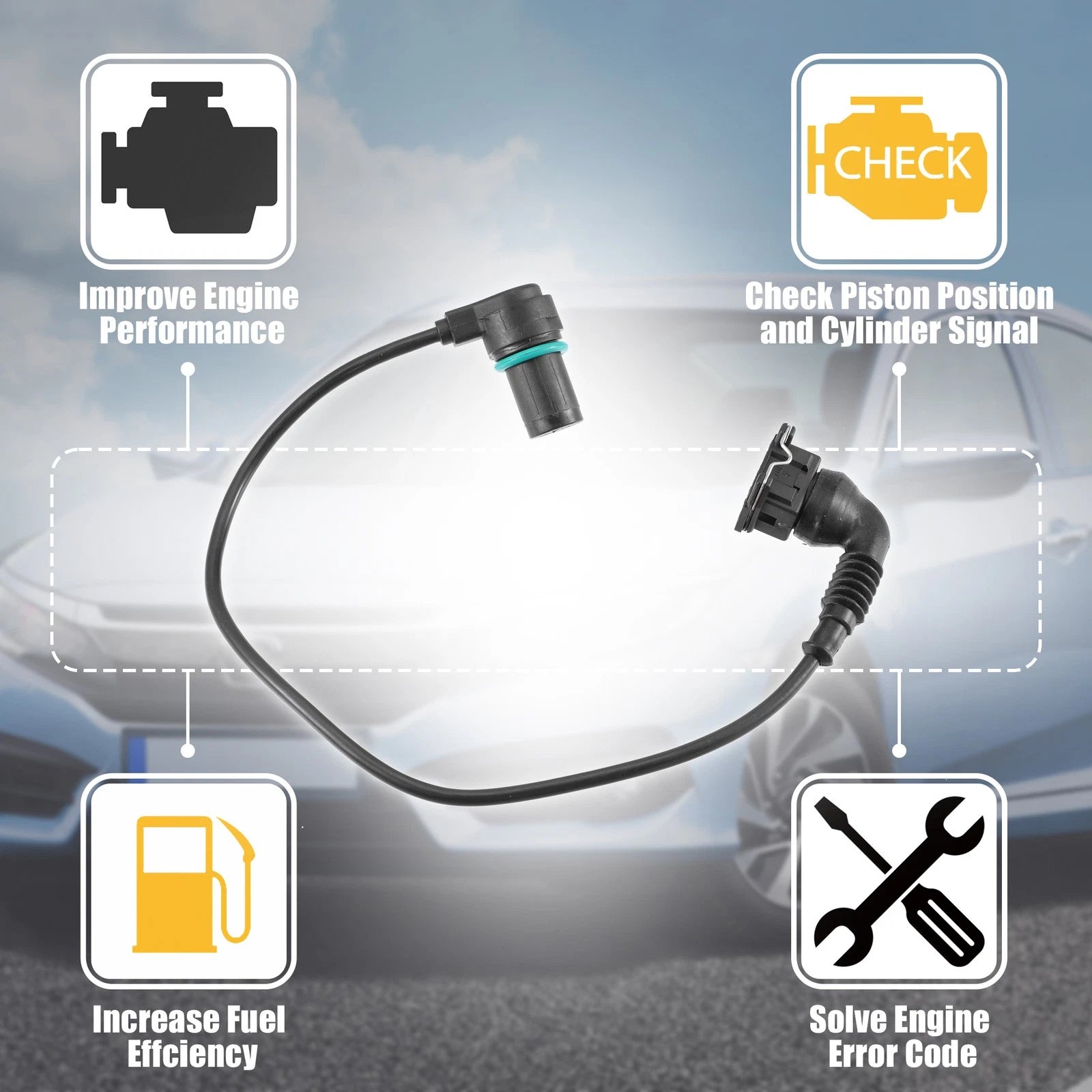 Crankshaft Position Sensor Replacement for BMW 740iL (2002–2005)