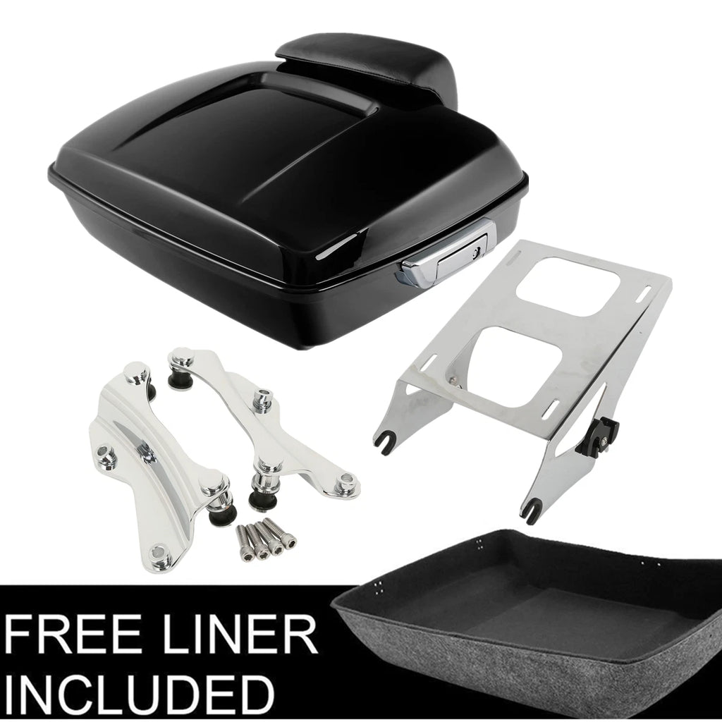 Chopped Trunk Pad Rack & Docking Kit for Harley Touring (2014–2023)