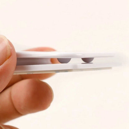 White Self Sticking Clips for Shower Curtains (Universal Fit)