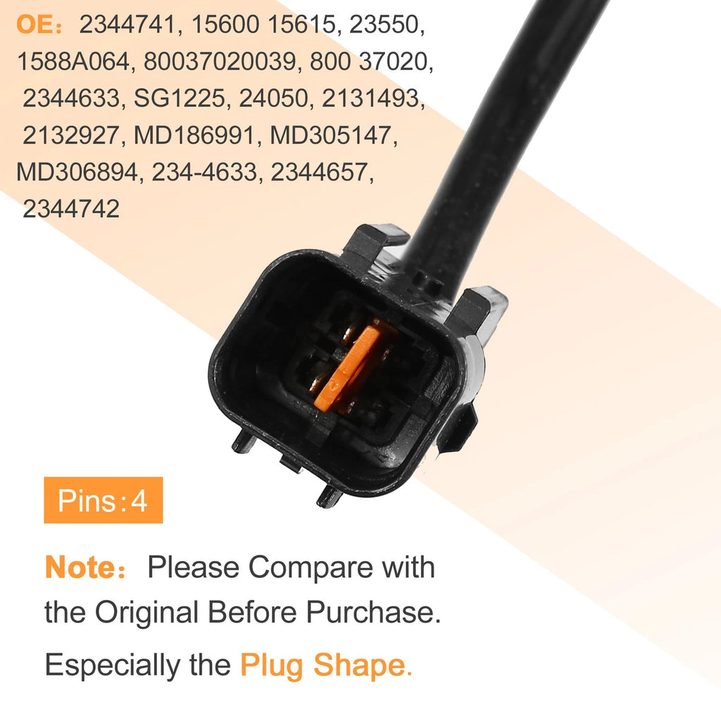 Oxygen Sensor Front Rear Replacement for Mitsubishi Montero Sport (1997–2004)