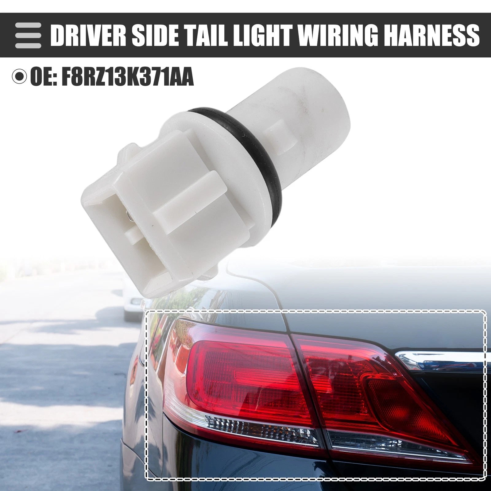 Side Marker Lamp Bulb Socket for Ford Transit Connect (No.F8RZ13K371A)