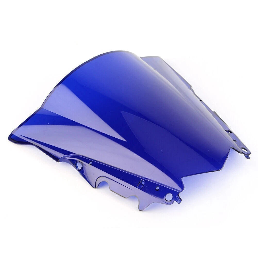 Double Bubble Windshield for Yamaha YZF-R25 YZF-R3 (2014–2018) Blue