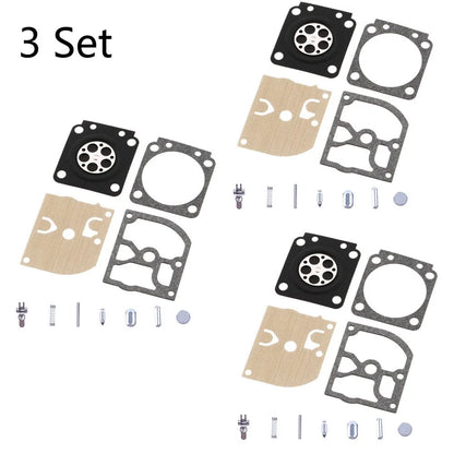 Set of 3 Carburetor Diaphragm Kit for Stihl 017 018 MS180 MS170 (RB-77)