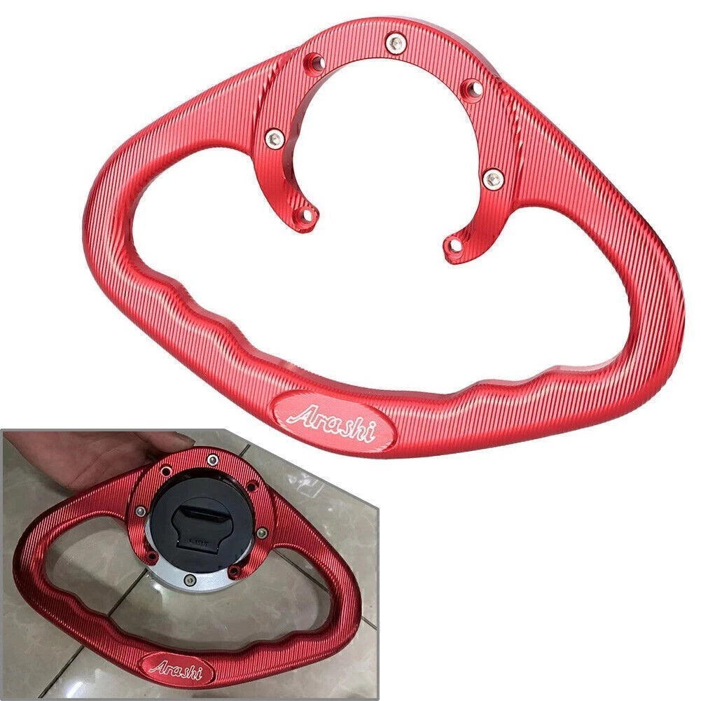 7-Hole Grab Armrest Handle for Suzuki GSXR600/750 (2006–2020) - Red