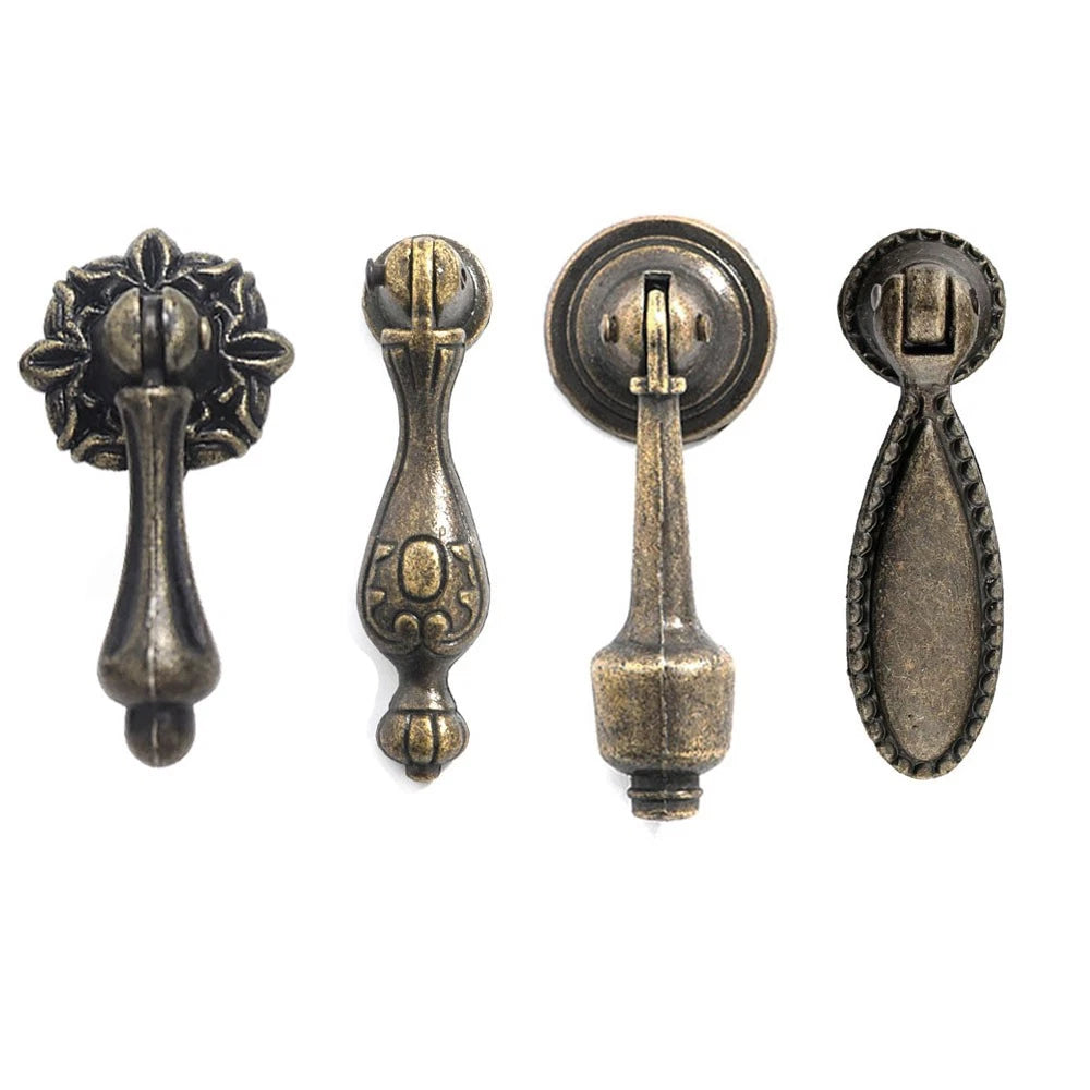 2X Retro Cupboard Drawer Pull Handle Knob for Furniture