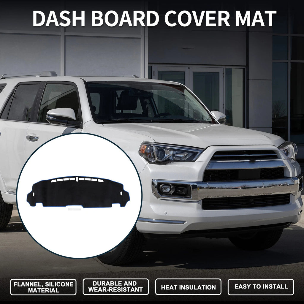 Dashboard Dash Cover Mat for Honda N-BOX/N-BOX Custom JF5 JF6 Black Blue (1 Set)