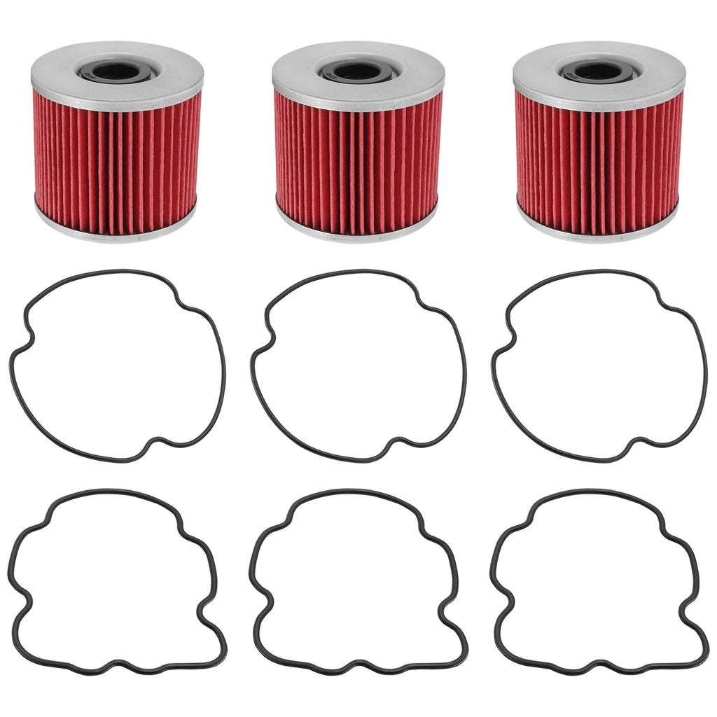 Oil Filter 3 Pack Replacement for Suzuki GS1100 GS1100L (1980–1984)
