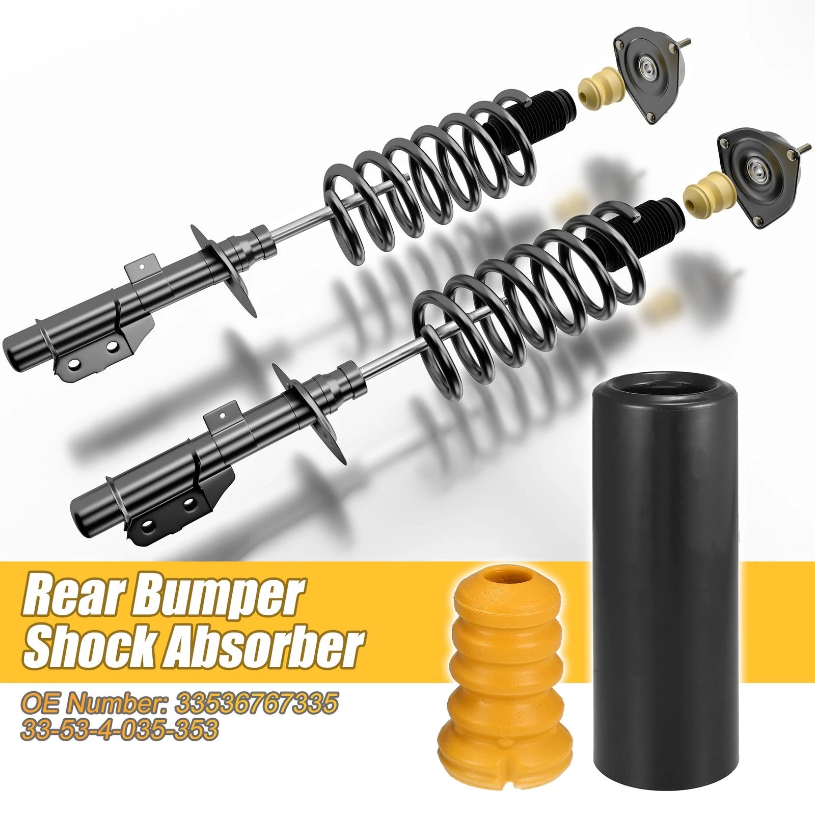 Rear Bumper Shock Absorber Rear Bump Dust Cover for BMW (2005–2015)