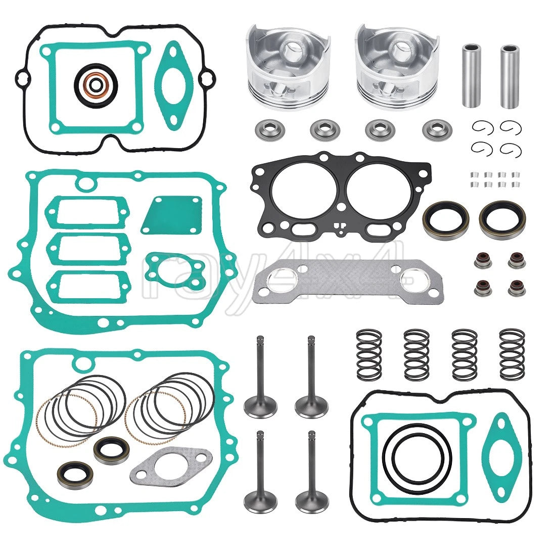 Engine Rebuild Kit Gasket & Piston Ring for EZGO 350cc EH35C (1996–2002)