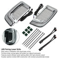 Tracer LED Lower Fairing Grills Lights for Electra Glide FLH/T (2014–2023)