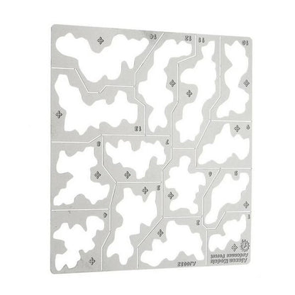 Stenciling Template for Model Craft (1/35, 1/100)