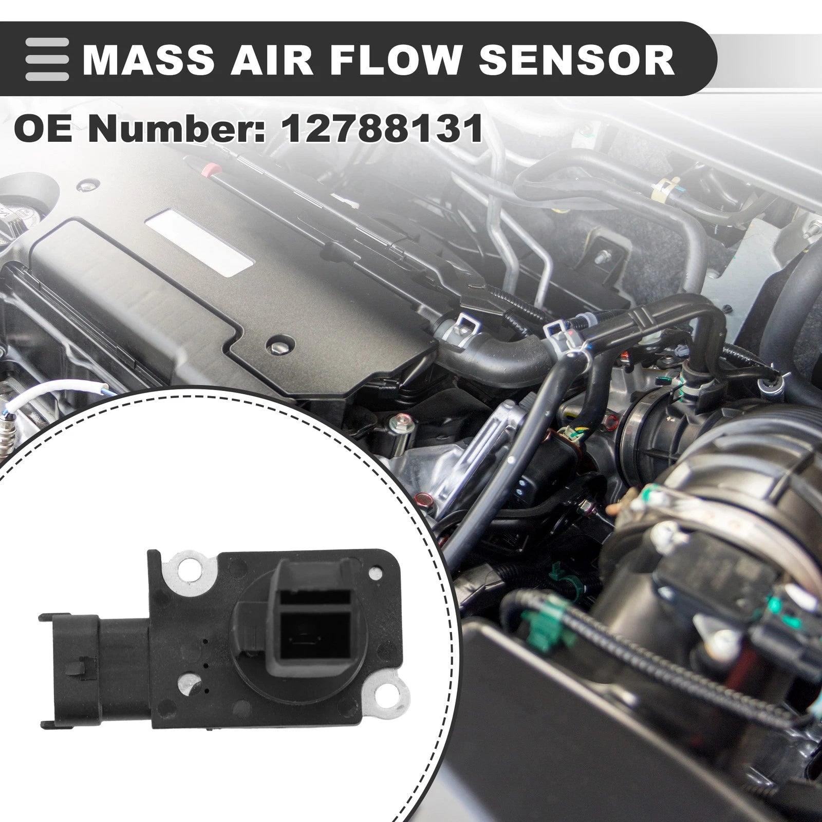 Mass Air Flow Sensor for Saab 9-3 (2003–2015) No. 12788, 131