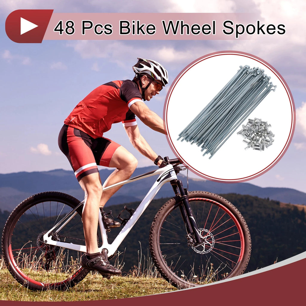 10G Bike Spokes 165mm Replacement Set for Bicycle Wheels (1990–2020)