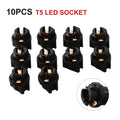 10X Bulb Holders for T5 Interior Light Lamp Holder Panel
