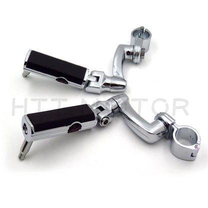 Gear Skull 1" 25mm Arched Footpeg Mounting Kit for Motorcycle