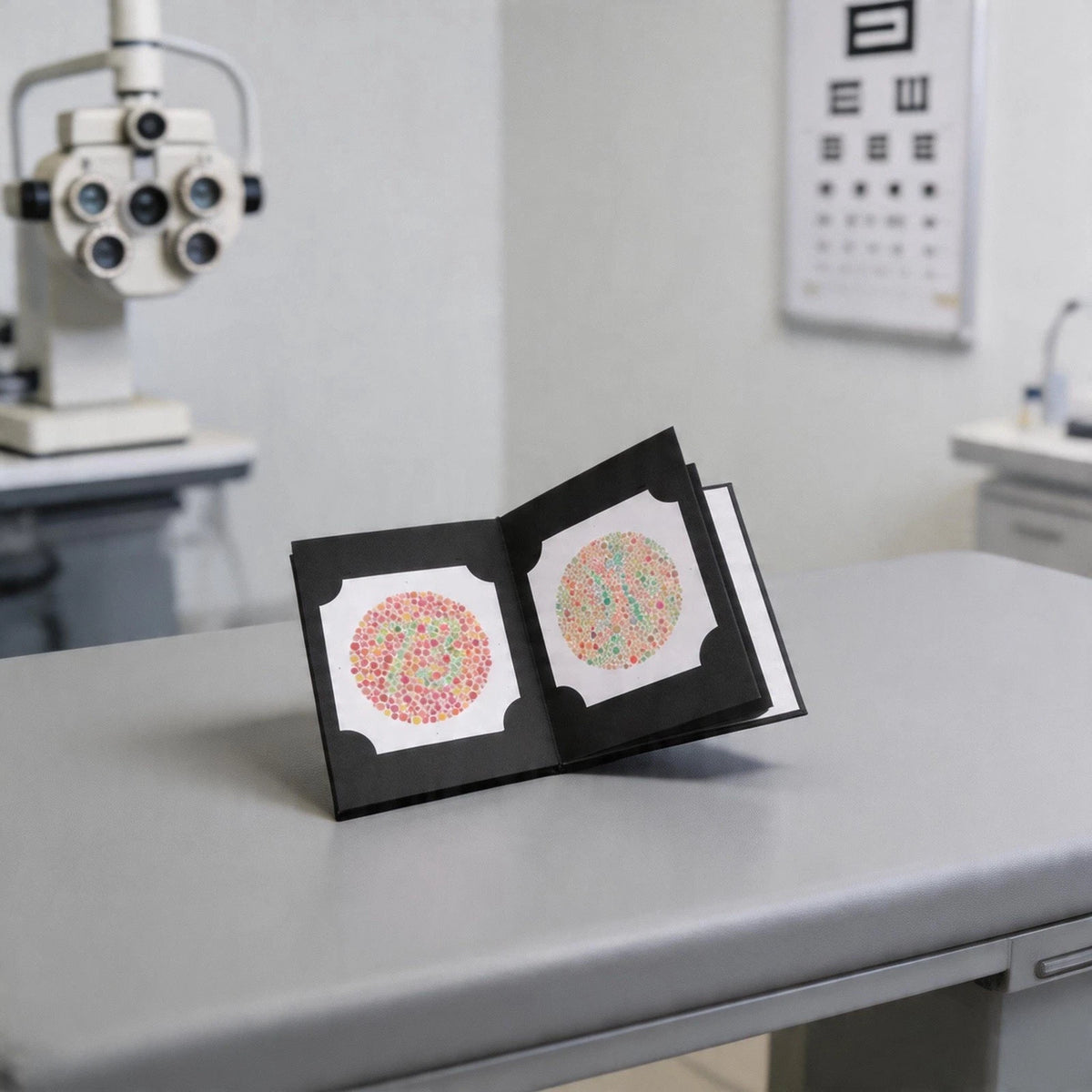 Optometry Testing Manual with 38 Plates for Color Difference Analysis