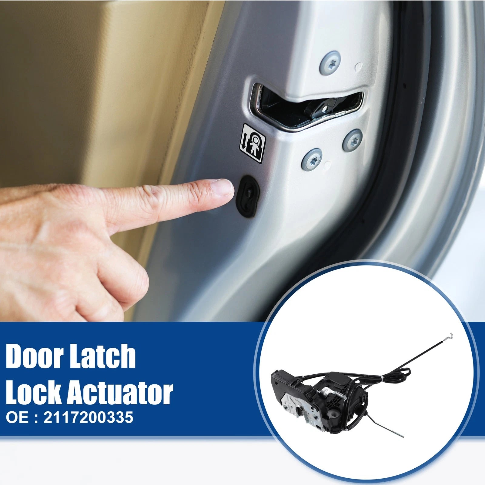 Front Left Door Lock Actuator Replacement for Mercedes-Benz E350 (2006–2011)