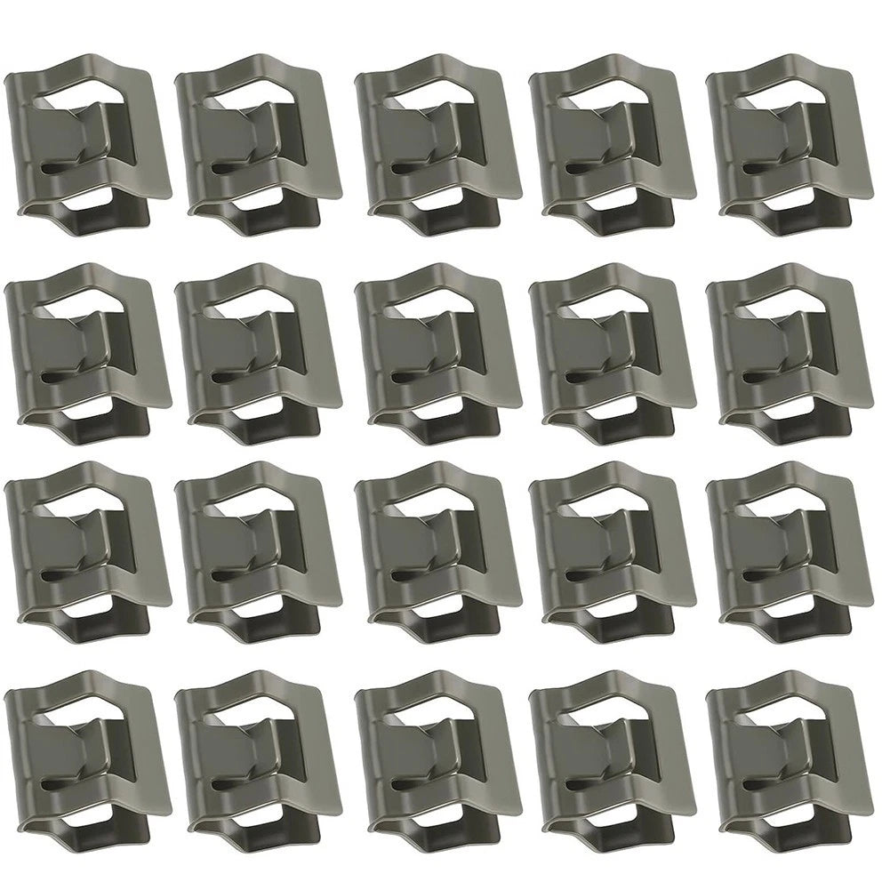 Set of 50 Glass Molding Fastener Clips for Windshield (Front Rear)