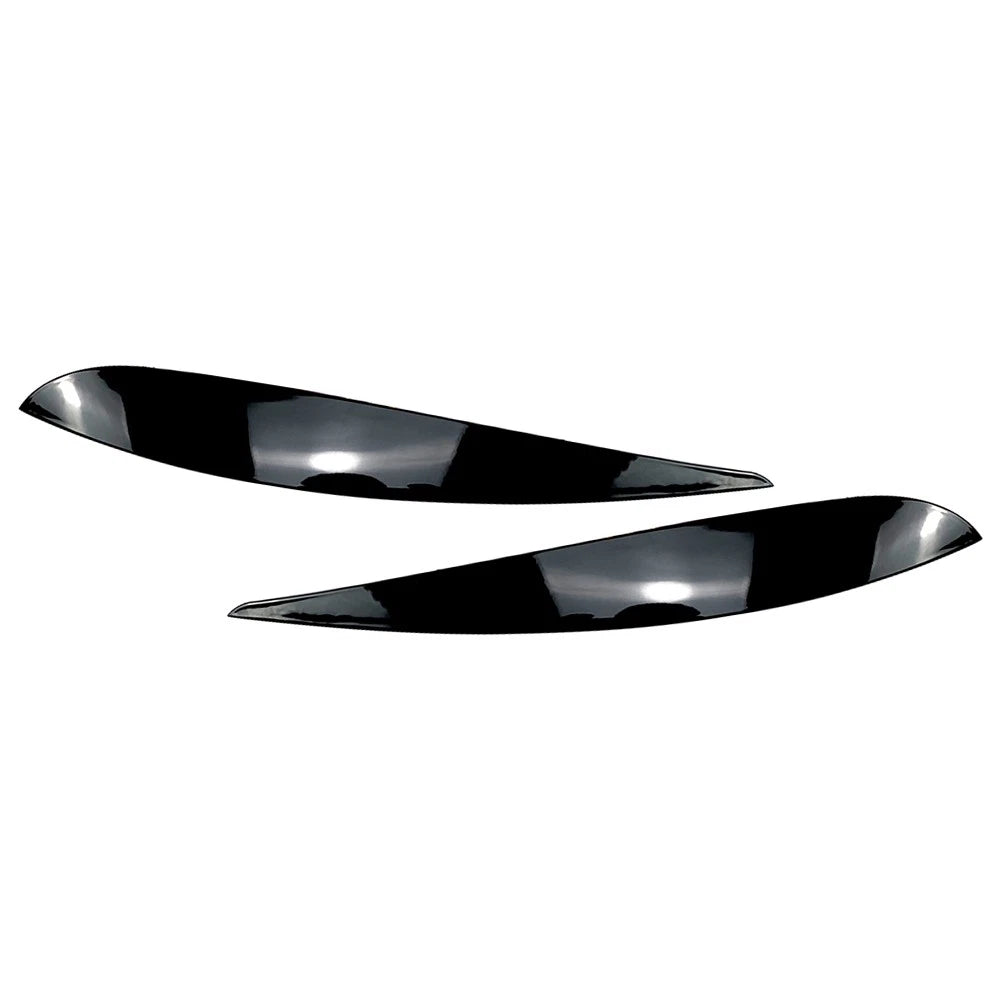 Headlight Eyebrow Eyelid Molding Trim for VW Polo 9N (2005–2009) Black