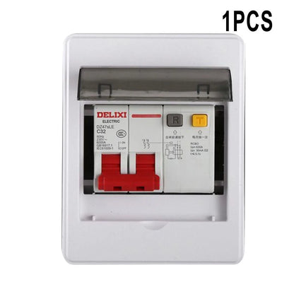 Indoor Distribution Box for Circuit Breakers (2-4 Circuits) Transparent Grey