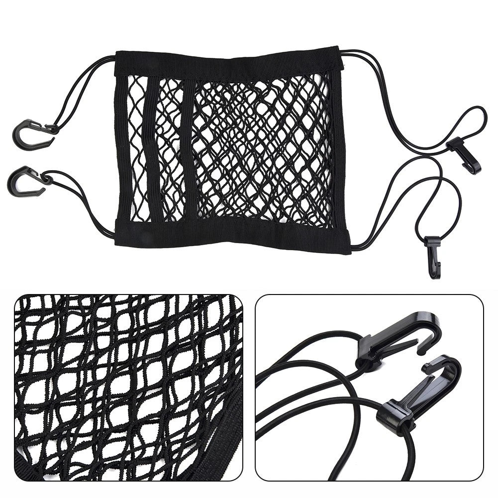 Elastic Mesh Bag Organizer for Car Seat Storage