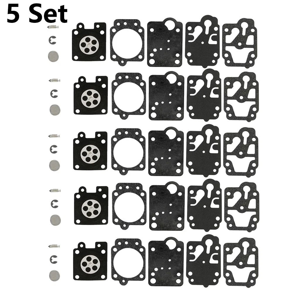 Set of 5 Carburetor Gasket Parts for ECHO PB-500 (P003002230, Walbro K10-WLA)