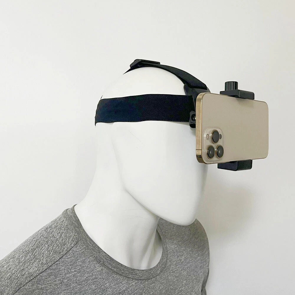 Universal Head Band Strap Phone Mount Holder for Mobile Video Recording