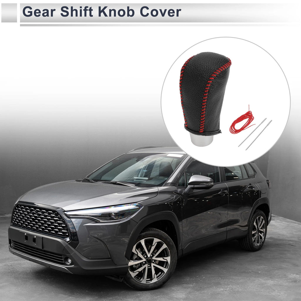 Gear Shift Knob Cover Pebbled Black for Toyota Corolla (2009–2013)