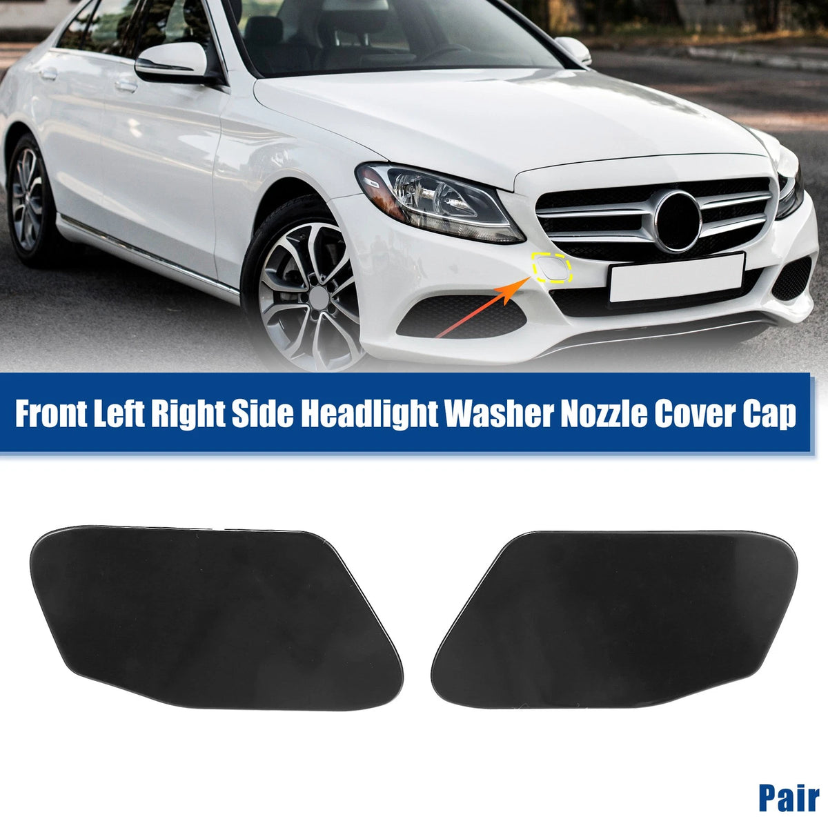 Headlight Washer Nozzle Cover Front Left Right for BMW X3 F25 (2010–2017)