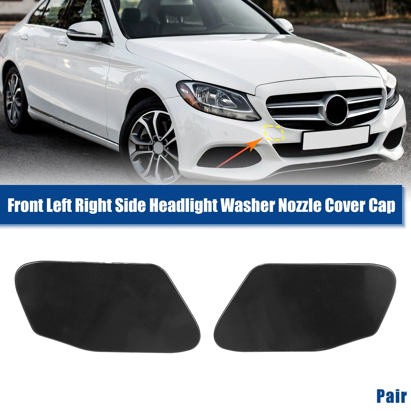 Headlight Washer Nozzle Cover Front Left Right for BMW X3 F25 (2010–2017)