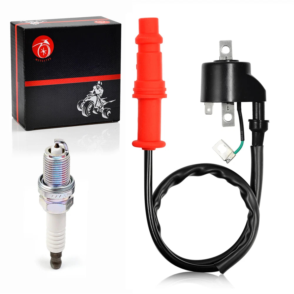 Ignition Coil Spark Plug Kit for Polaris Sportsman 500 (1996–2002), Ranger 500 (2003–2007)