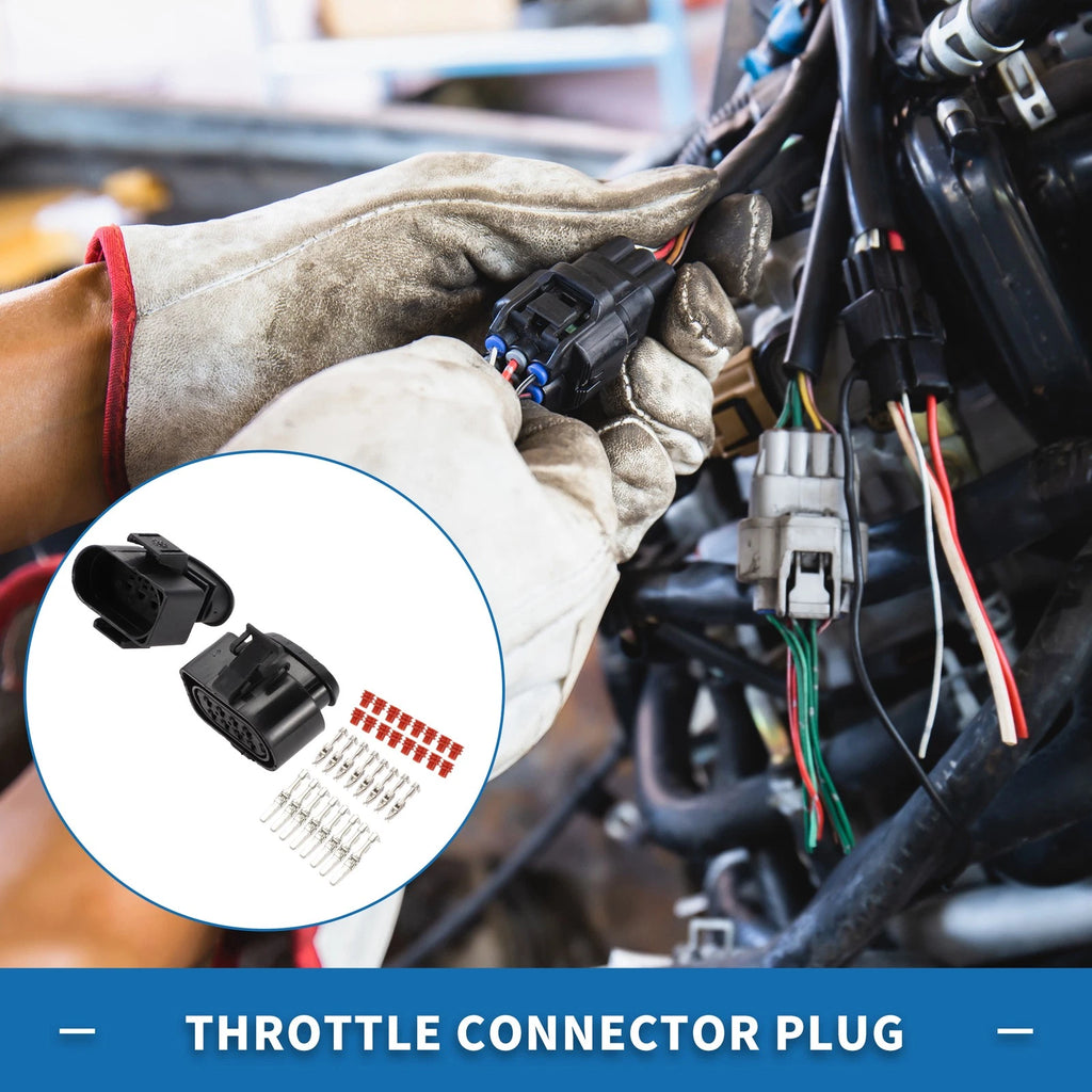 Throttle Connector Plug 8 Pin Replacement for Volkswagen for Audi (1990–2010)