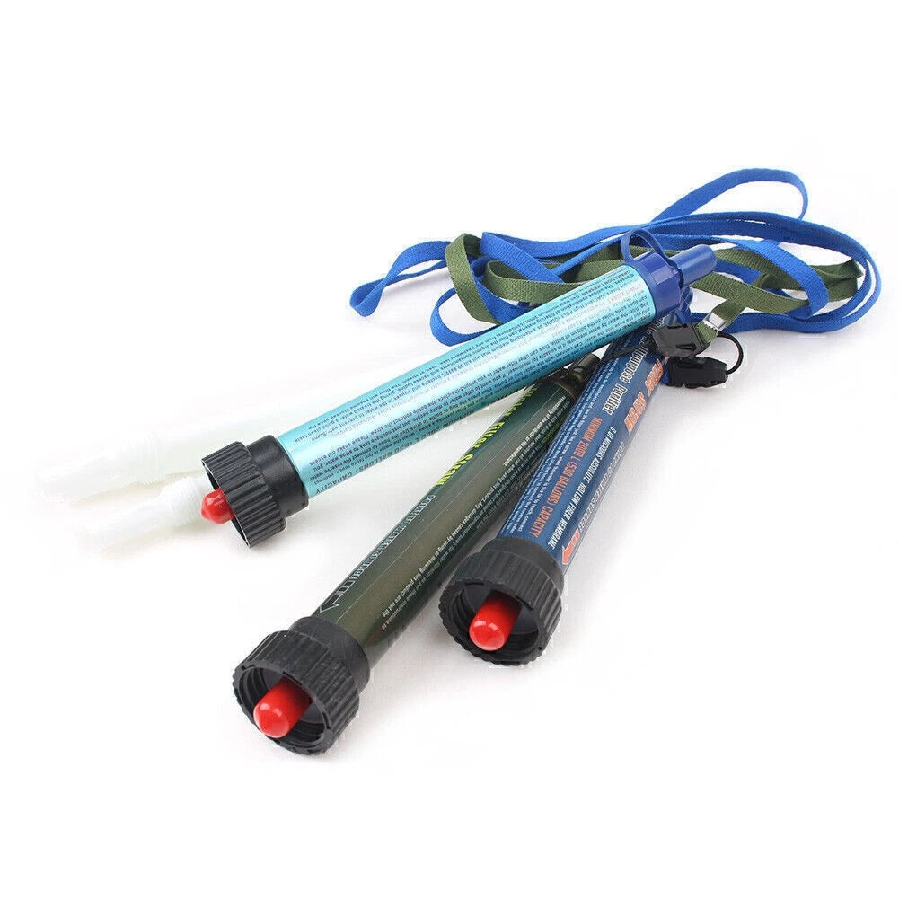 Portable Water Filter Straw for Camping Emergency Survival Gear (200ml)