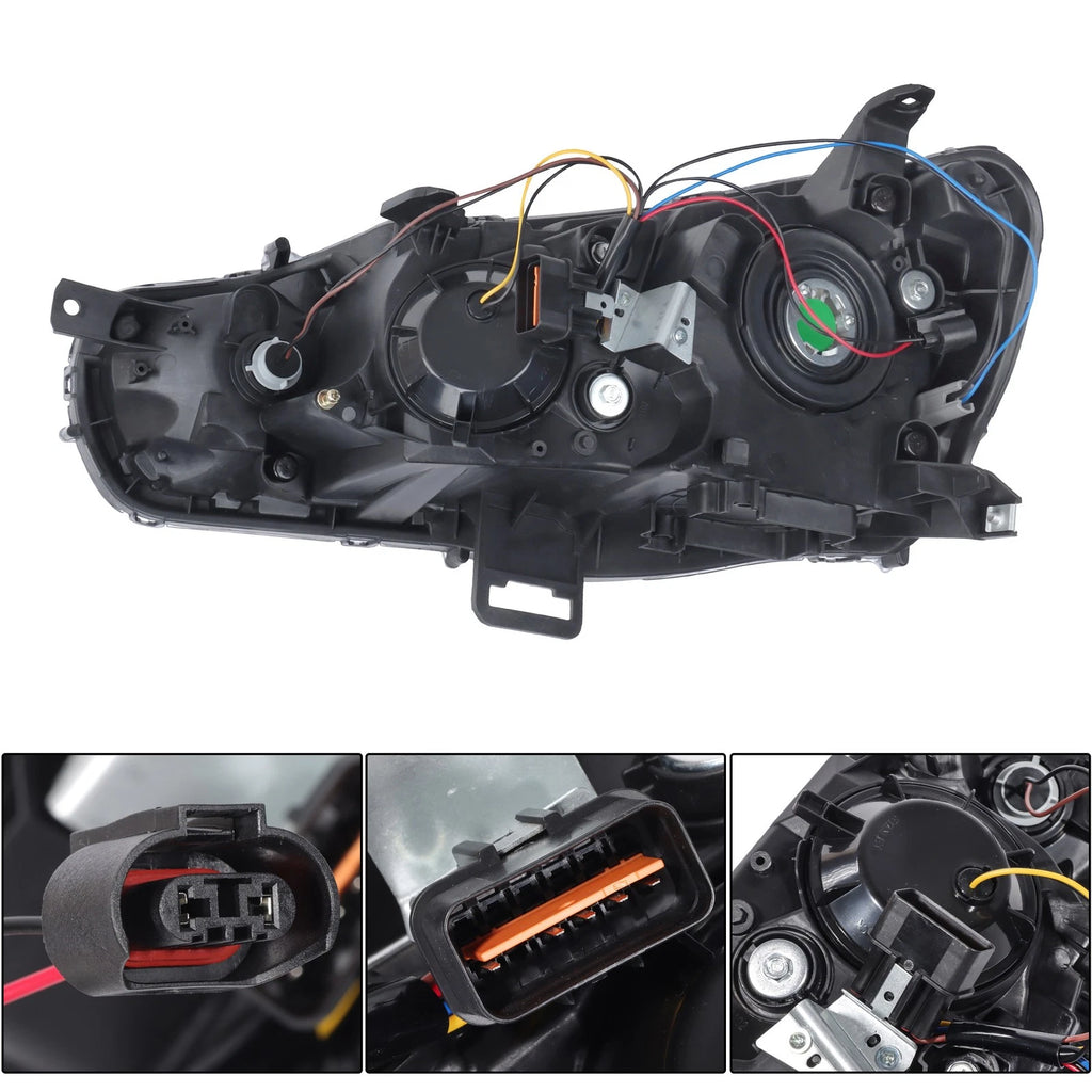 Right Side Halogen Headlight Assembly for Mitsubishi Lancer (2008–2017)