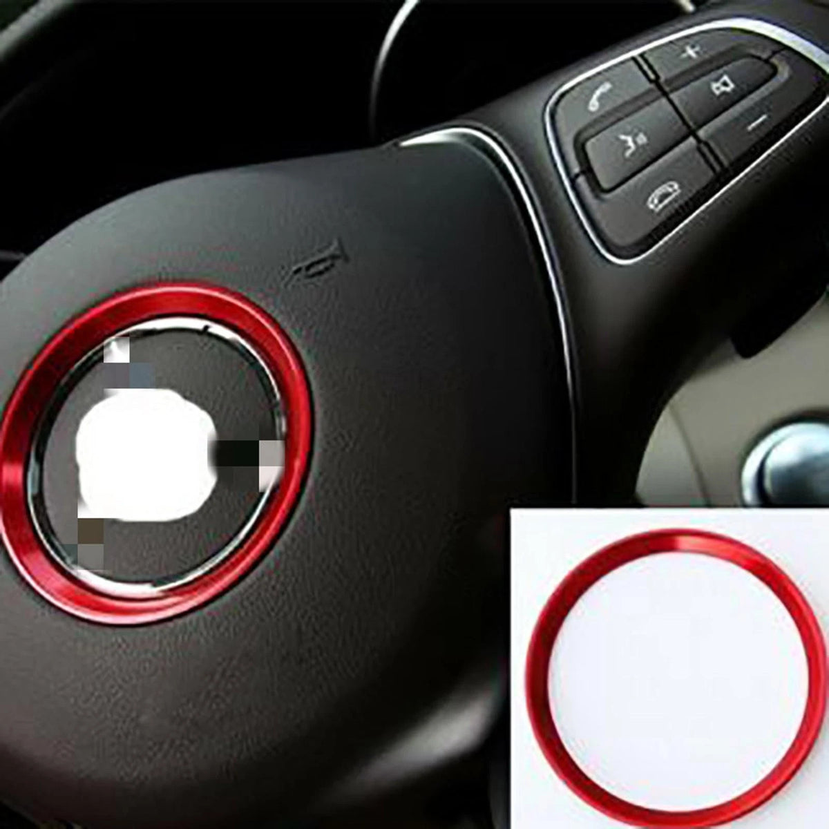 Steering Wheel Trim Ring for Benz GLA GLC E Class A (2017–2018)