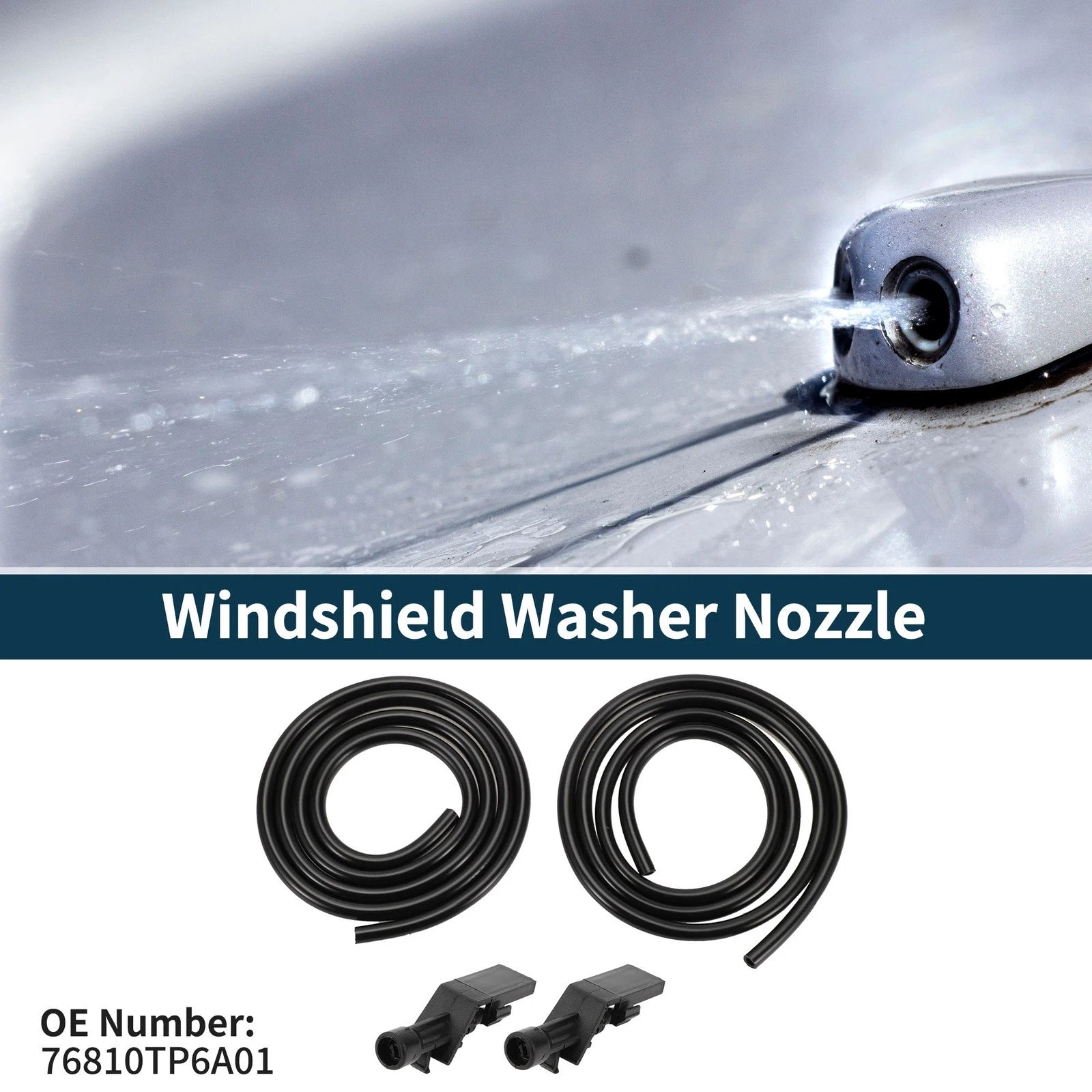 Windshield Washer Nozzle With Hose for Honda HR-V (2016–2022)